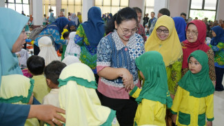 Buka Festival Anak Sholeh Bustanul Athfal, Begini Pesan Agustina Wilujeng
