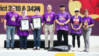 Rotary District 3420 dan 3410 Cetak Rekor MURI Penyuluhan Polio Secara Serentak Peserta Terbanyak