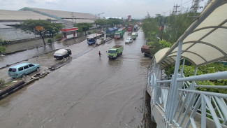 Banjir di Pantura Kaligawe Semarang Mulai Surut, Tetapi Kemacetan Masih Jadi Momok