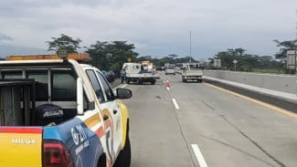 Mobil Pikap Terbalik di Tol Semarang-Solo KM 480, Tidak Ada Korban Jiwa