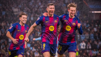 Lewandowski Tiga Gol, Barcelona Tekuk Celta Vigo 4-2