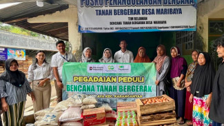 PT Pegadaian Kanwil XI Semarang Salurkan Bantuan Bencana ke Desa Maribaya Purbalingga Area Purwokerto