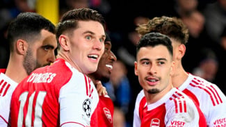 Arsenal Terlalu Kuat Bagi Club Brugge, Gelontor Tiga Gol Tanpa Balas di Liga Champions