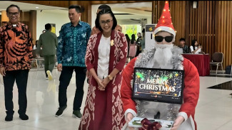 SantaBot Curi Perhatian di Ibadah Natal UKSW, Natal dengan Sentuhan Teknologi