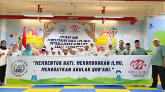 Yayasan Wakaf Wahyu Alam Rahardja dan Immoderma Semarang Gelar Imtihan TPQ Khairunnisa