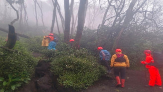 2 Pendaki Hilang di Gunung Slamet, 1 Sudah Ditemukan Lemas, Yang Lain Masih Dicari