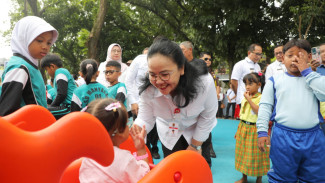 Wali Kota Semarang, Agustina Wilujeng Resmikan Ruang Bermain Rama Taman Abdulrahman Saleh