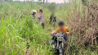 Grebek Balap Liar, Polisi Kejar Pengendara Hingga Masuk Semak - Semak Dan Perkebunan