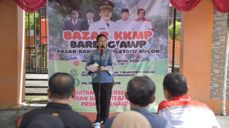 Koperasi Merah Putih Sinergi Bersama Pasar Rakyat Hadirkan Sembako Murah