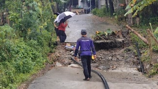 Tanah Gerak Merusak 15 Rumah di Jangli Semarang, Beberapa Diantaranya Roboh di Terpaksa Dirobohkan