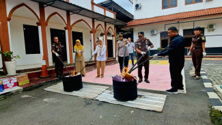 Kejari Kabupaten Semarang Musnahkan Barang Bukti, Kasus Narkoba Masih Mendominasi