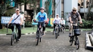 PLN Jateng-DIY Laksanakan PLN Grean Energy Day, ke Kantor Jalan Kaki atau Naik Kendaraan Non BBM