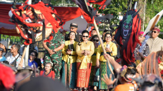 Pawai Ogoh-Ogoh Meriah di Kota Semarang