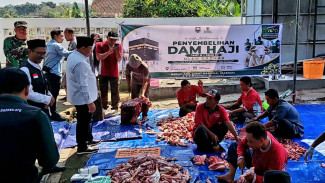 BAZNAS Kab. Semarang Sembelih 93 Kambing DAM Haji 2026