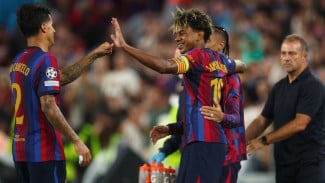 Barcelona Perkasa, Pesta Gol ke Gawang Feyenoord di Liga Champions UEFA