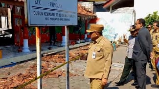 Kebakaran Hanguskan Bangunan TK Mekar Sari 2 Klepu, Kegiatan Siswa Dipindah Sementara di SD N Klepu 4