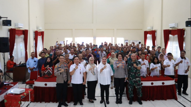 Walikota Semarang dan Polrestabes di acara Libas-Kenita.