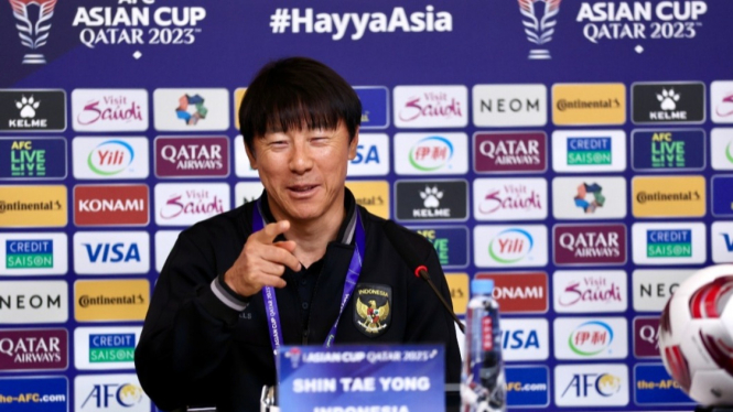 Pelatih Timnas Indonesia Shin Tae-yong.