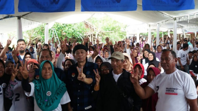 Rapat Akbar PRIMA pemenangan Prabowo-Gibran bersama petani di Blora.
