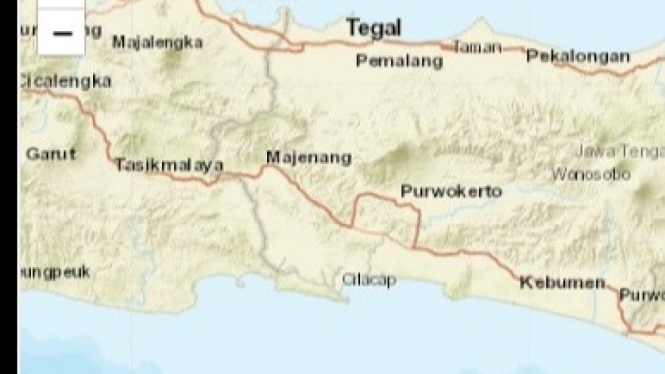 Data BMKG terkait gempa di Cilacap pada Senin 26 Februari 2024.