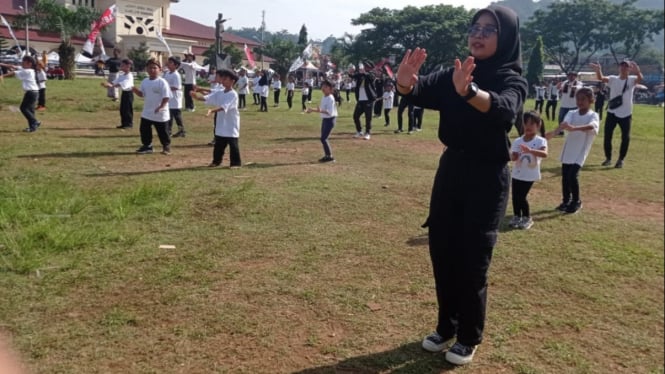 Rarusan Anak Menari Tari Gegala Di Kab. Semarang