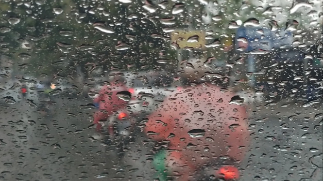 Hujan guyur Kota Semarang.