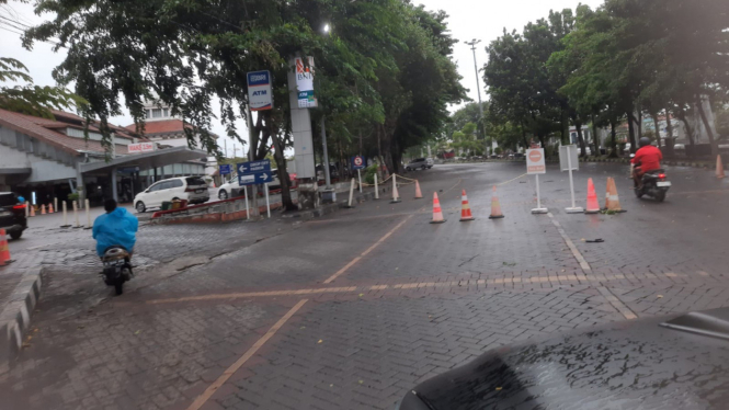 Salah satu sudut di Kota Semarang yang sudah surut dari banjir.