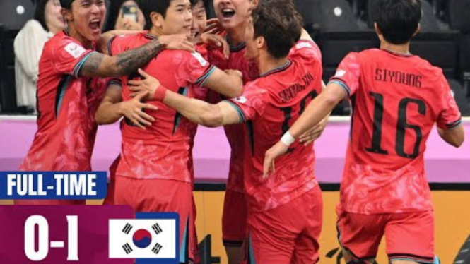 Korsel saat menang atas Jepang di Piala Asia U-23 2024.