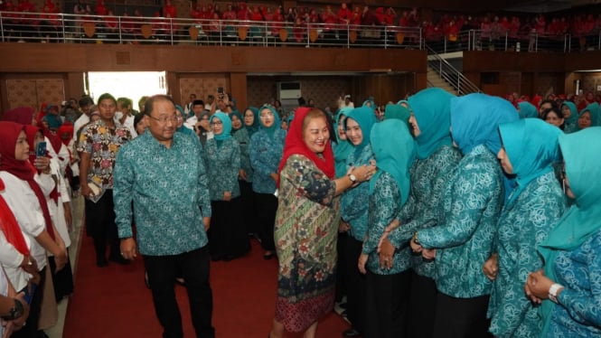 Wali Kota Semarang hadiri halal bihalal PKK.
