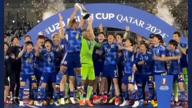 Jepang juara Piala Asia U-23 2024.