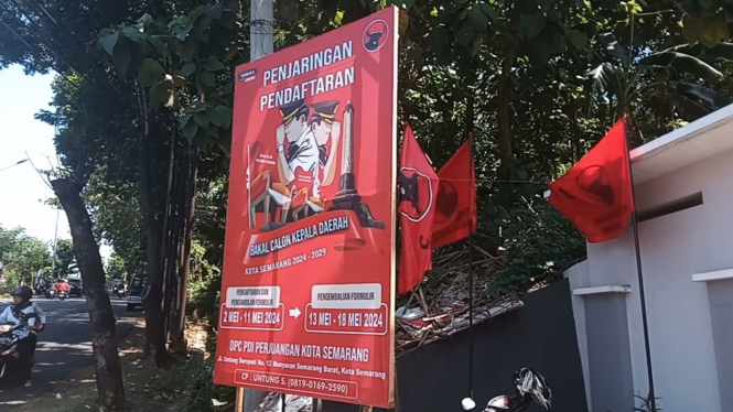 Pendaftaran calon Wali Kota di DPC PDIP Kota Semarang.