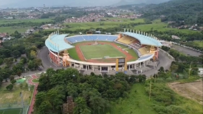 Stadion Si Jalak Harupat jadi kandang Persib di Championship Liga 1.