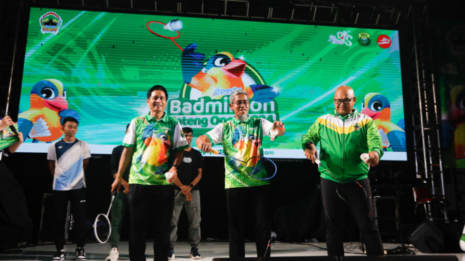 Pembukaan Penyelenggaraan Specta Badminton Jateng Open 2024