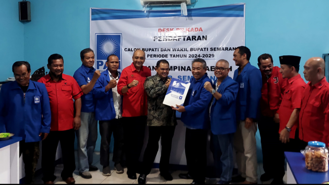 Bacalon Bupati Semarang 2024 Ngesti Nugraha Saat Di DPD PAN