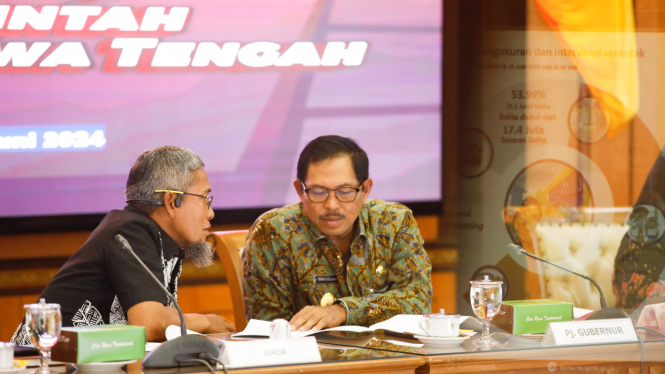 Pj Gubernur Jawa Tengah, Nana Sudjana Pencegahan Tengkes Stunting