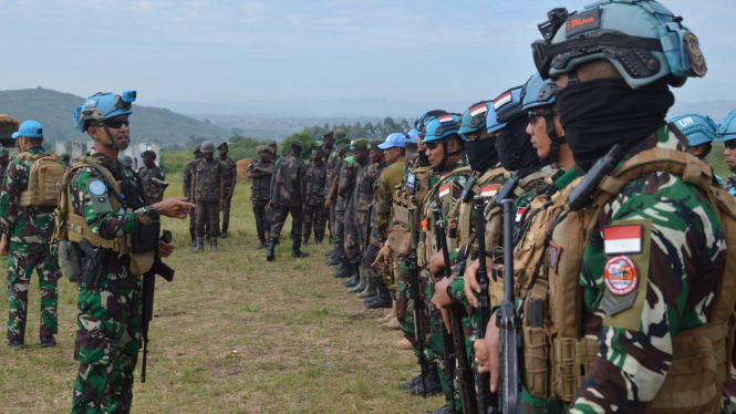 Pelatihan tingkat lanjutan bagi (FARDC) di Rwampara, Ituri, Kongo