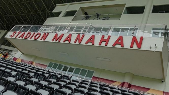 Tribun Stadion Manahan Solo.