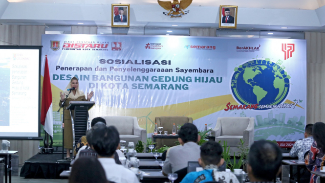 Wali Kota Semarang saat sosialisasi sayembara bangunan gedung hijau