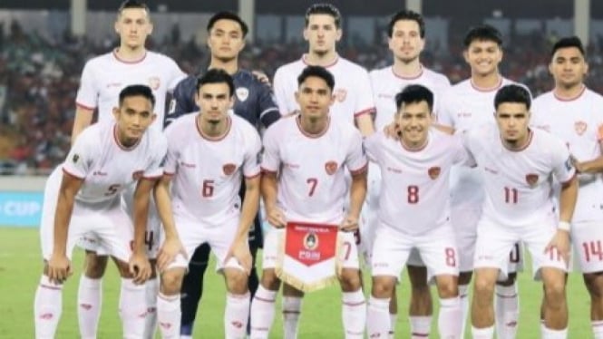 Timnas sepak bola Indonesia.