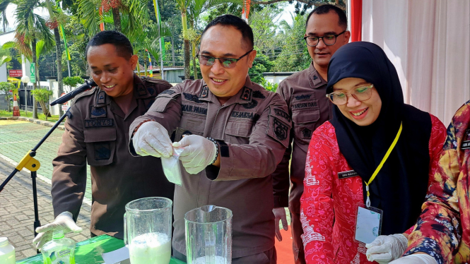 Kejari Kab. Semarang Musnahkan Narkoba