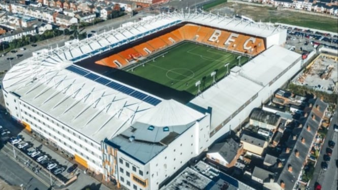 Stadion Bloomfield Road kandang Blackpool FC.