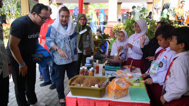 Suasana Jambore Petani Cilik di Kota Semarang