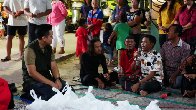 Dico Ganinduto bertemu warga Tambakrejo Kota Semarang.