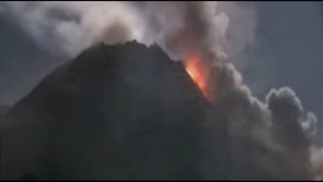 Aktivitas Merapi terpantau di BPPTKG Yogyakarta.