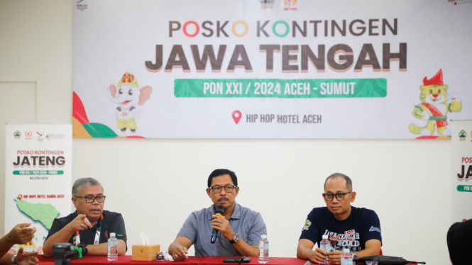 Pj Gubernur Jateng Nana Sudjana tinjau Posko Atlet di PON Aceh