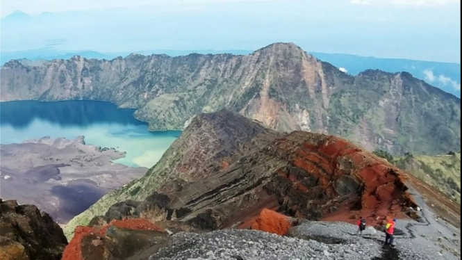 Gunung Rinjani, Lombok, Nusa Tenggara Barat.