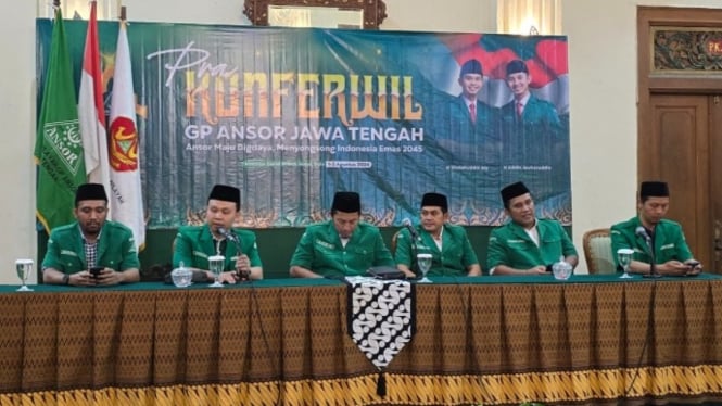 GP Ansor Jateng saat gelar Pra Konferwil pada Agustus 2024.