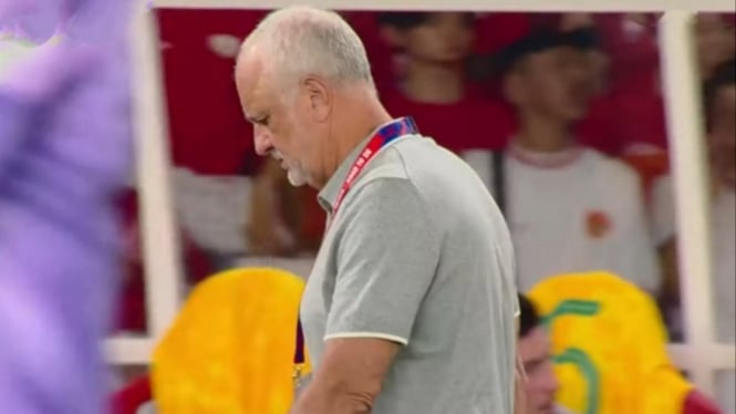 Pelatih Australia Graham Arnold.