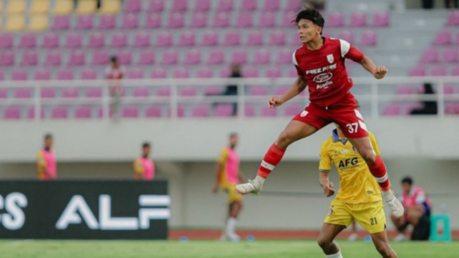 Laga Persis Solo lawan Persik Kediri di Liga 1.