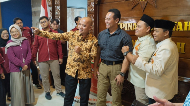 Cagub Jateng Andika Perkasa silaturahmi ke Muhammadiyah Jateng.